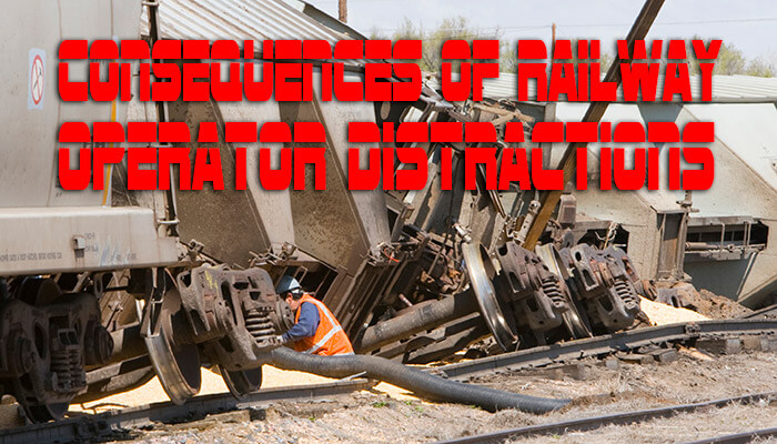 Consequences of Railway Operator Distraction